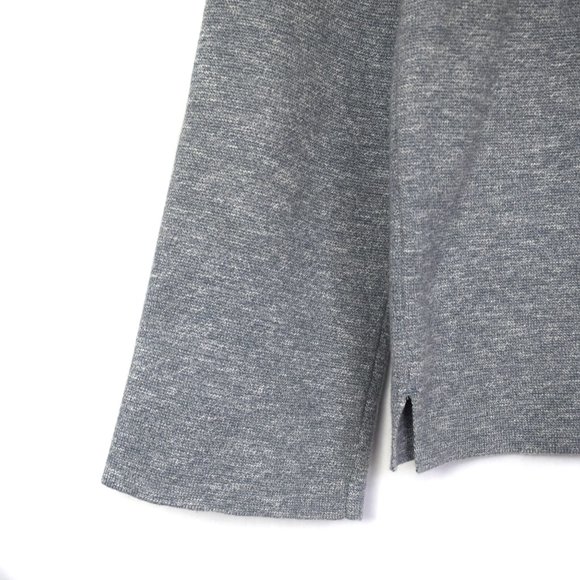 Madewell Laced Back Pullover Sweater in Light Gray - Picture 9 of 13